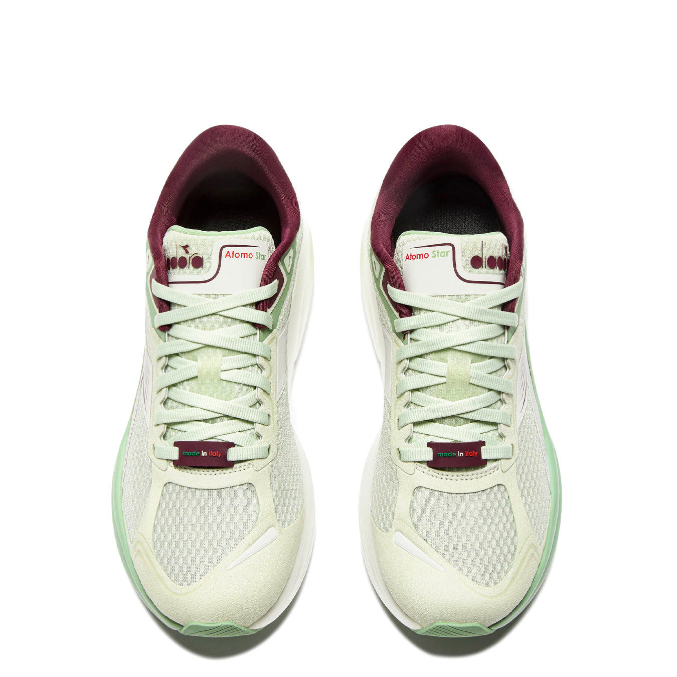 Diadora Womens Atomo Star Trainer Almost Aqua / White - pam pam 