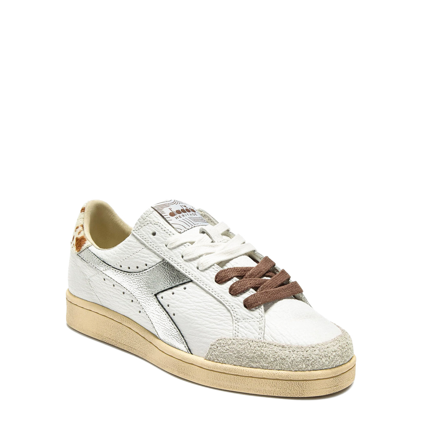 Diadora Womens Prestige Safari Wn Trainer White - pam pam 
