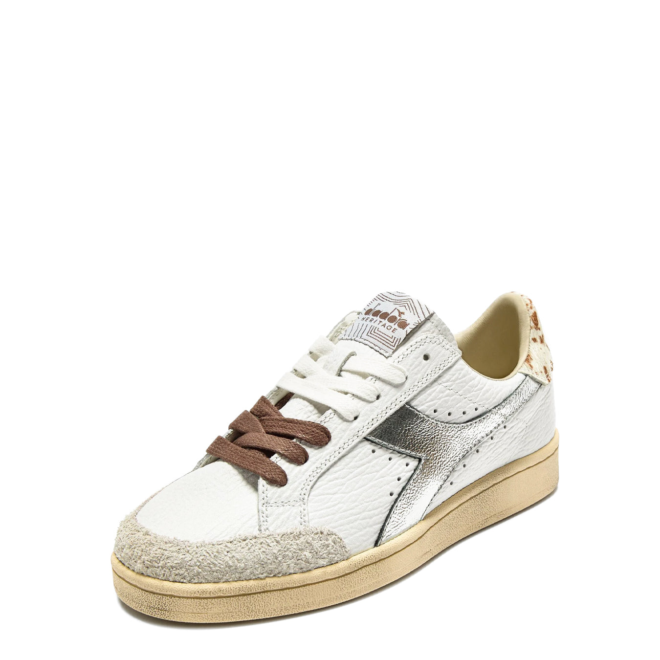 Diadora Womens Prestige Safari Wn Trainer White - pam pam 