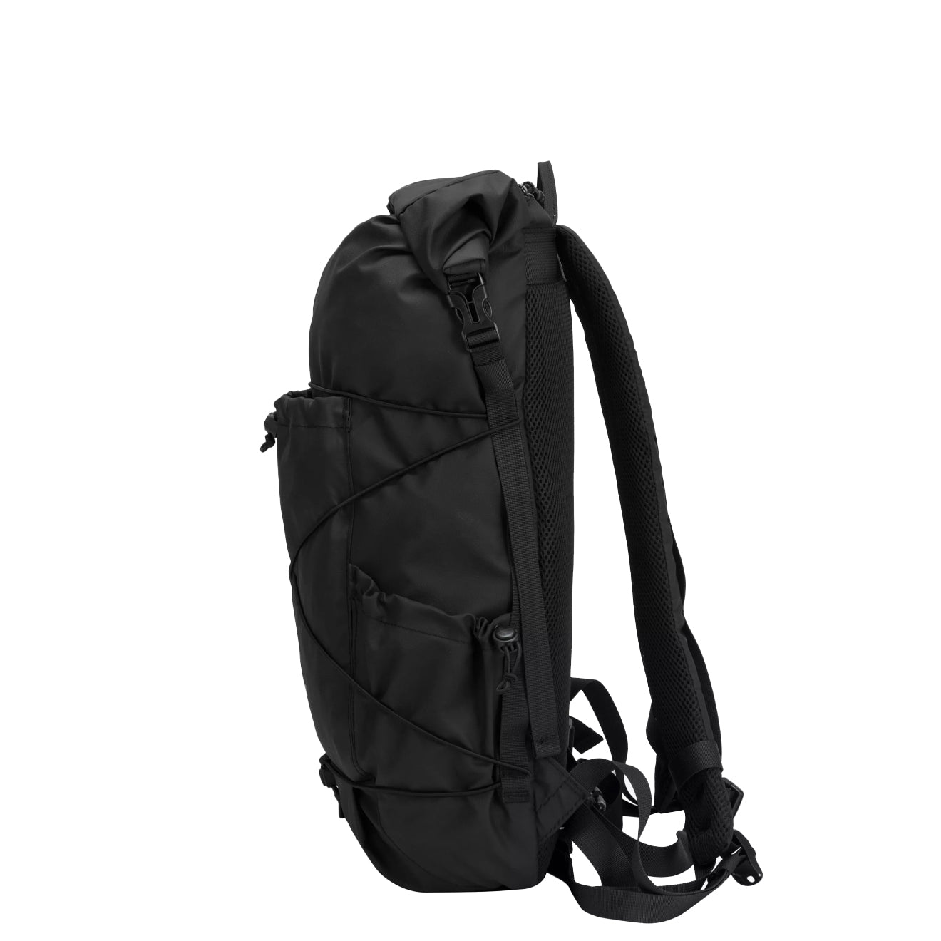Elliker Buckden Roll Top Backpack Black - pam pam 
