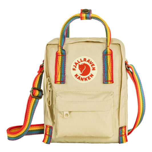 Fjallraven Kanken Rainbow Sling Light Oak / Rainbow - pam pam
