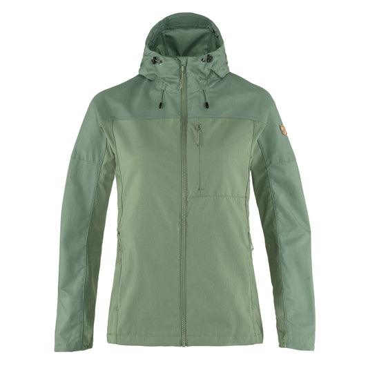 Fjallraven Womens Abisko Midsummer Jacket Jade Green / Patina Green