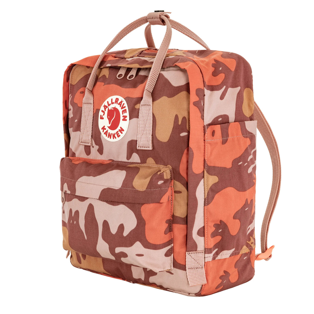 Fjallraven Kanken Graphics Backpack Chalk Rose / Hidden Animals - pam pam 