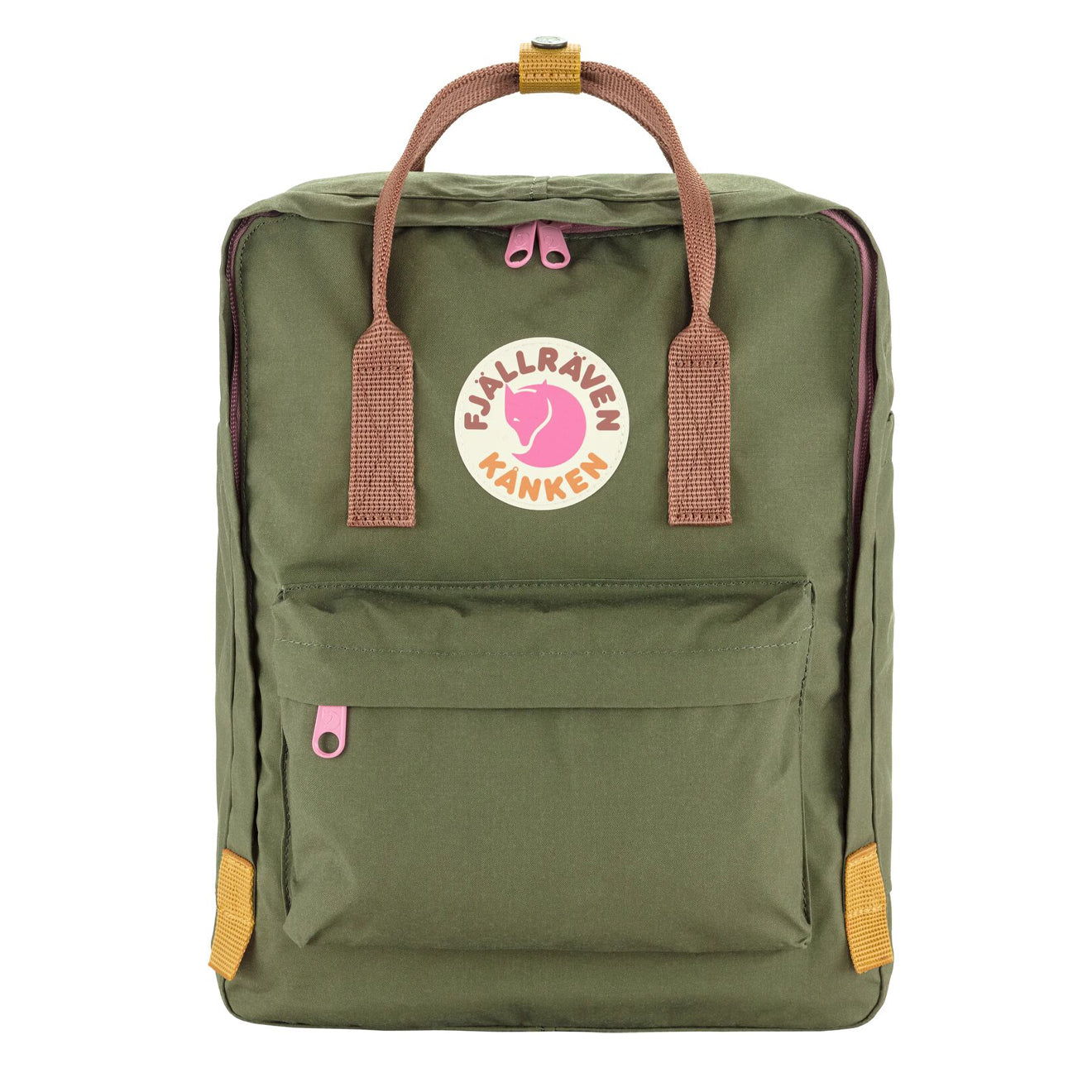 Fjallraven Kanken Koncept Backpack Green / Khaki Dust - pam pam 