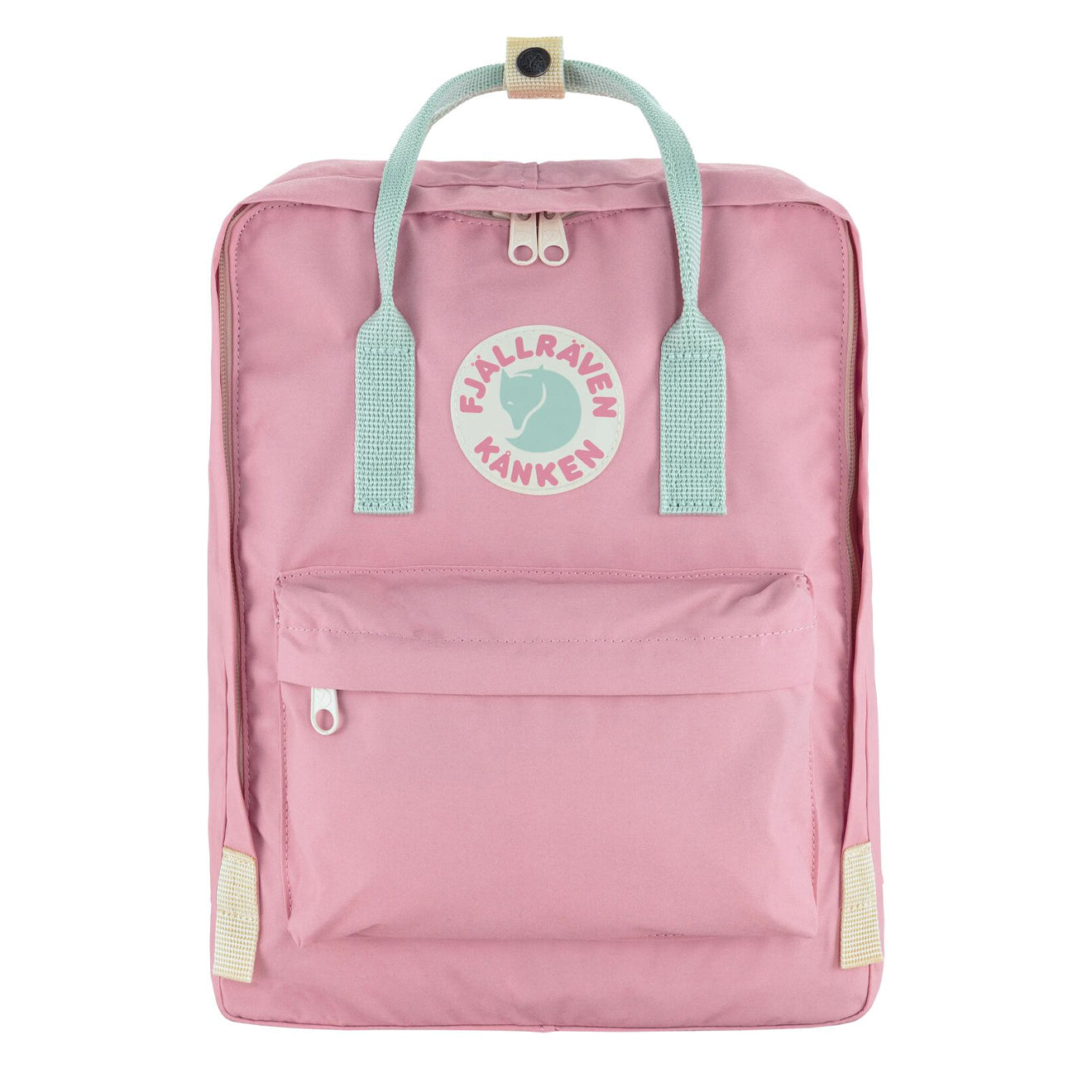 Fjallraven Kanken Koncept Backpack Pink / Mint Green - pam pam 