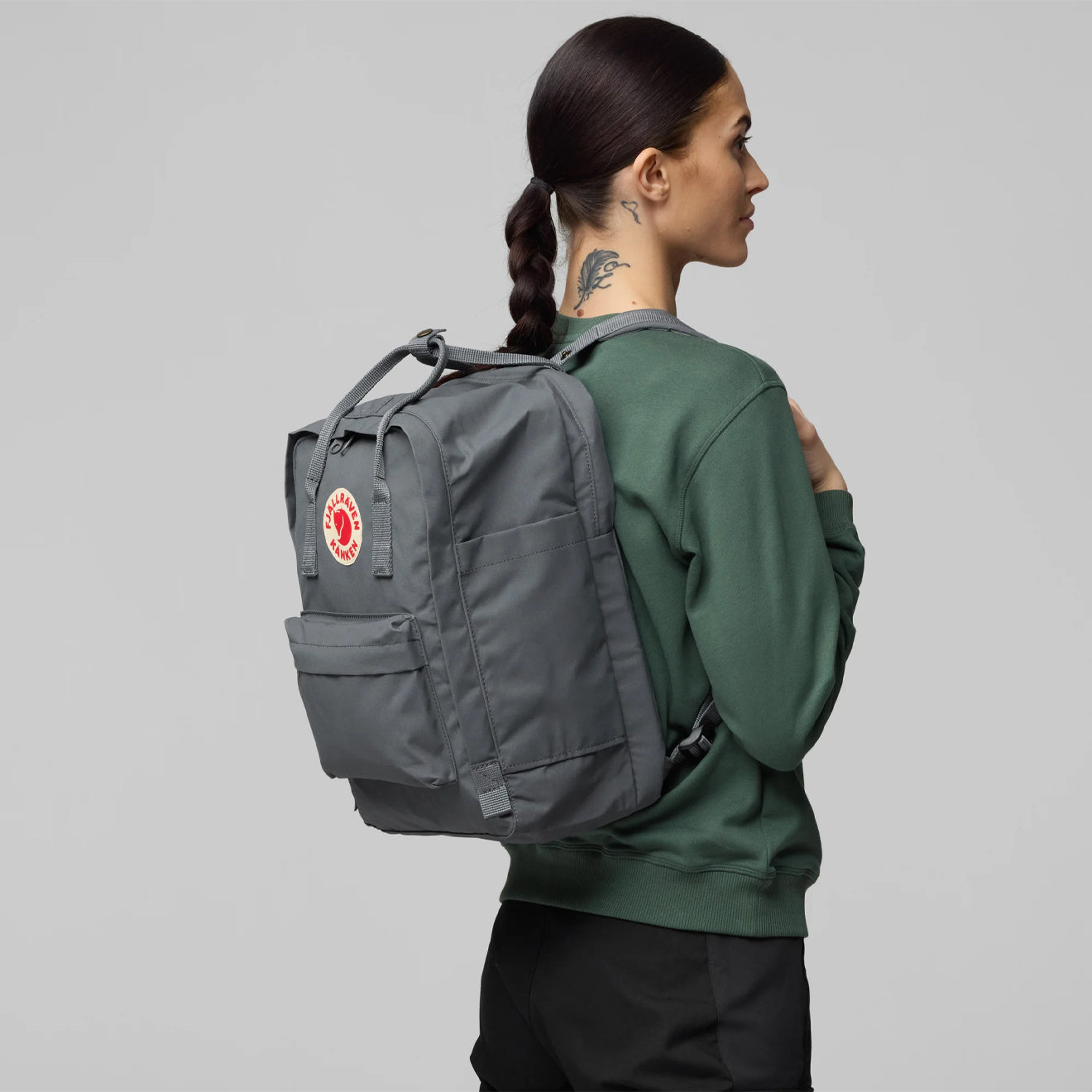 Fjallraven Kanken Laptop 15" Green - pam pam 