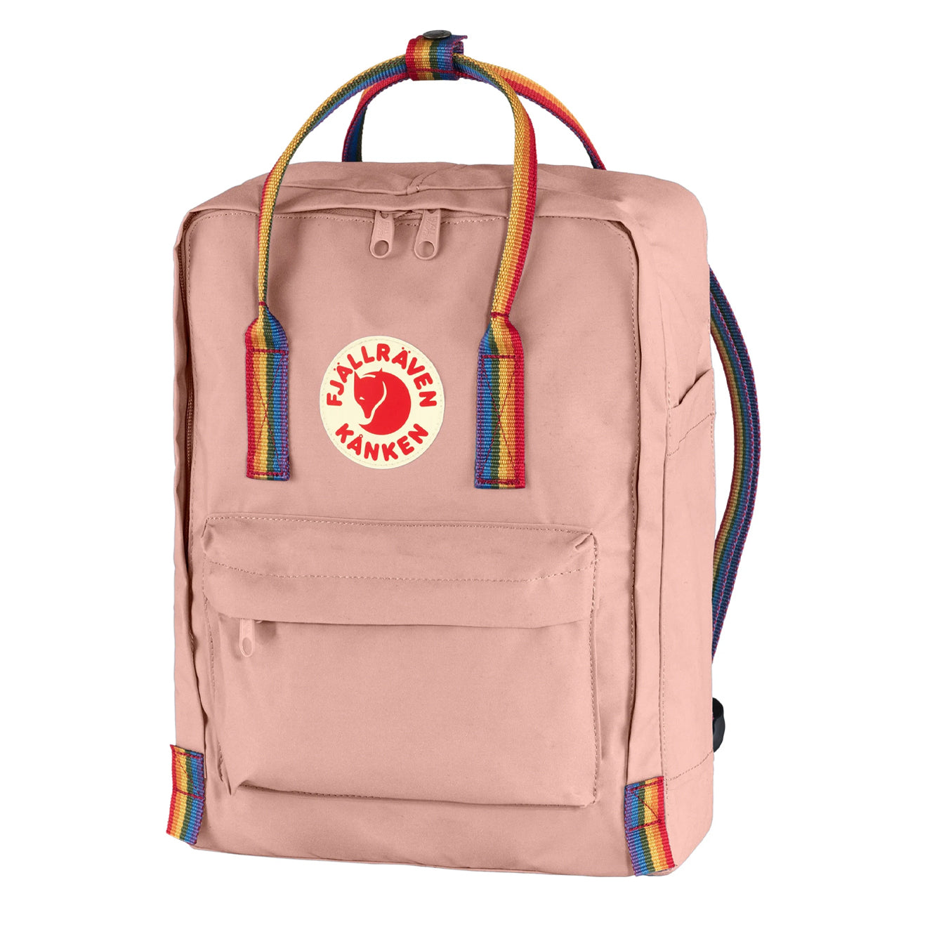 Fjallraven Kanken Rainbow Classic Backpack Chalk Rose / Rainbow - pam pam 