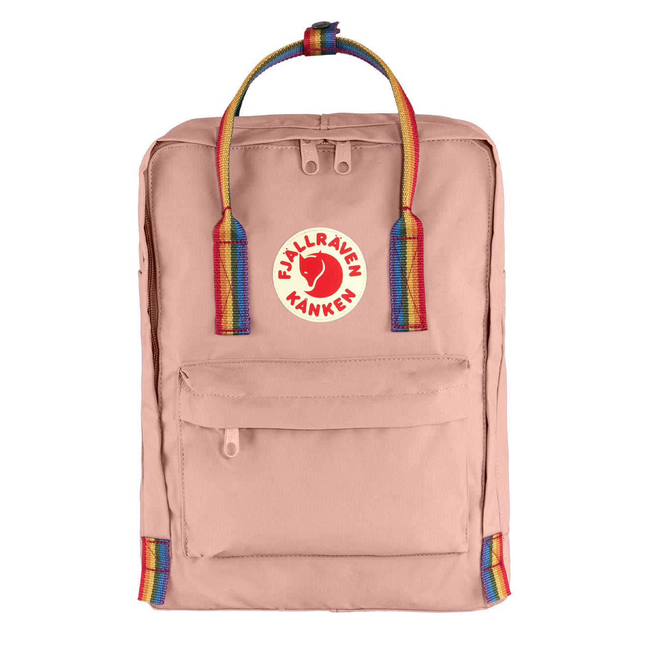 Fjallraven Kanken Rainbow Classic Backpack Chalk Rose / Rainbow - pam pam 