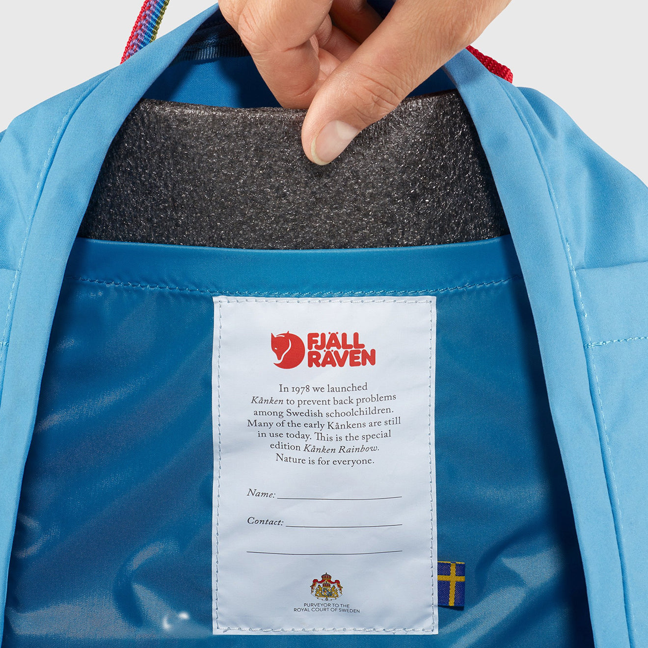 Fjallraven Kanken Rainbow Mini Chalk Rose-Rainbow Pattern - pam pam 