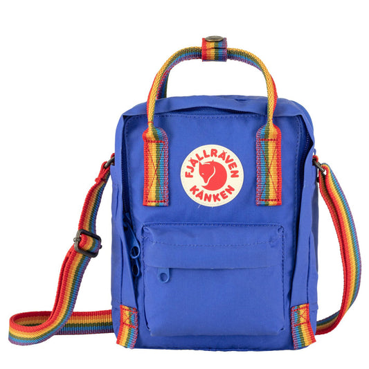 Fjallraven Kanken Sling Cobalt Blue / Rainbow - pam pam