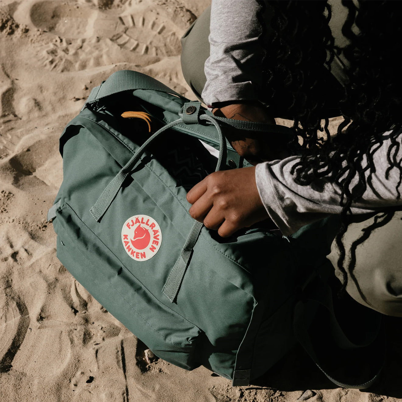 Fjallraven Kanken Weekender Bag Green - pam pam 