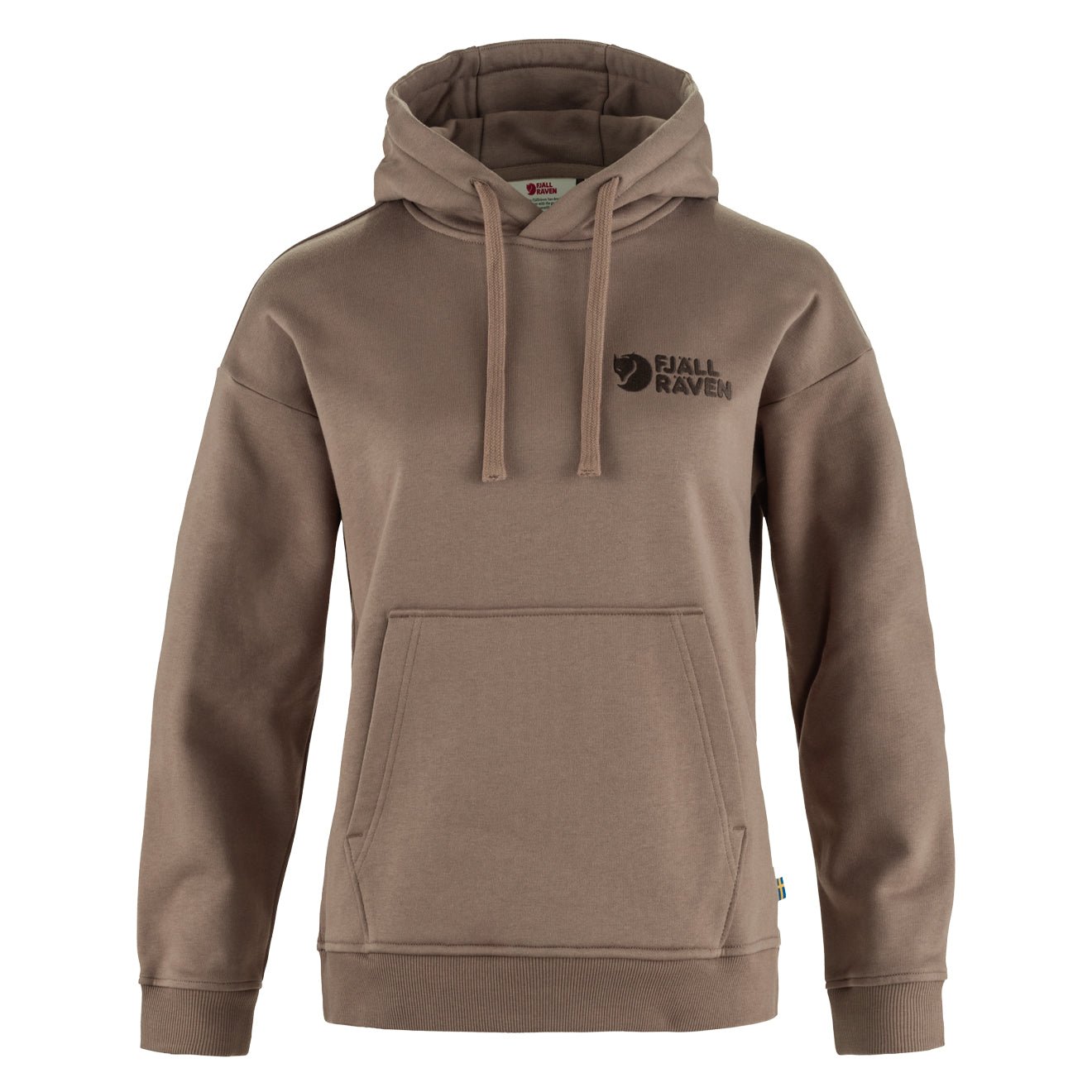Fjallraven Womens Classic Hoodie Suede Brown