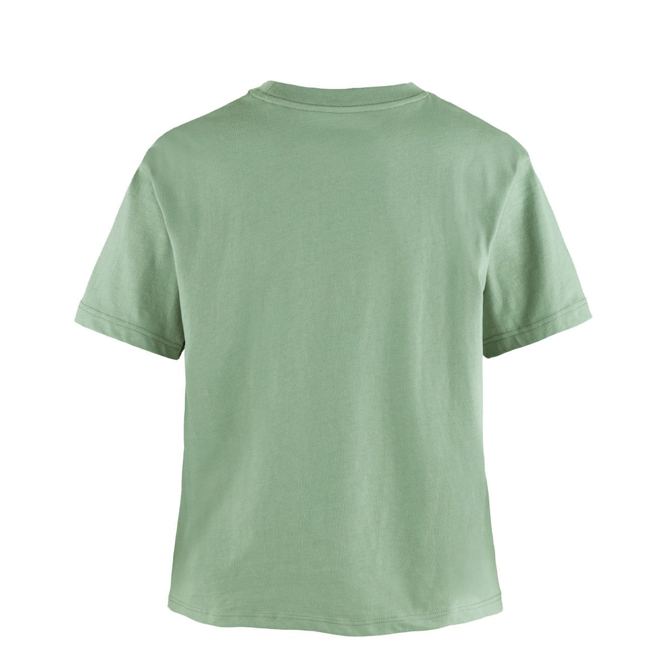 Fjallraven Womens Fjallblomster Logo T-shirt Misty Green