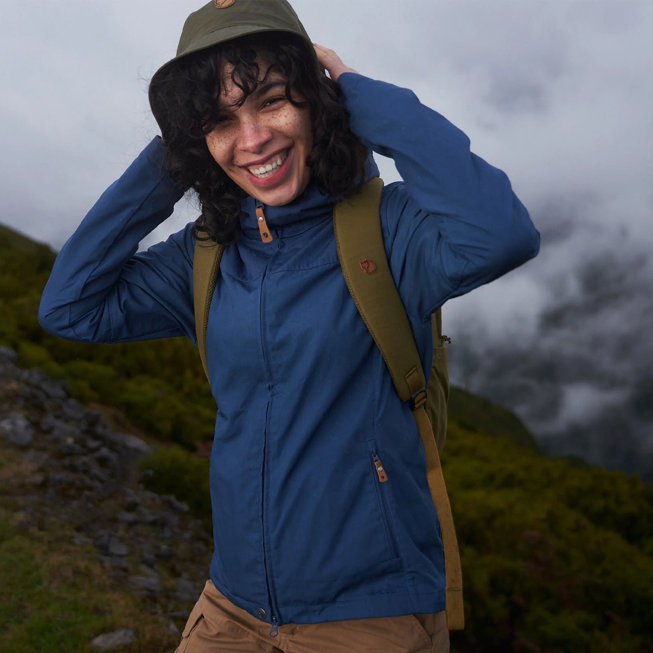 Fjallraven Womens Stina Jacket Fossil