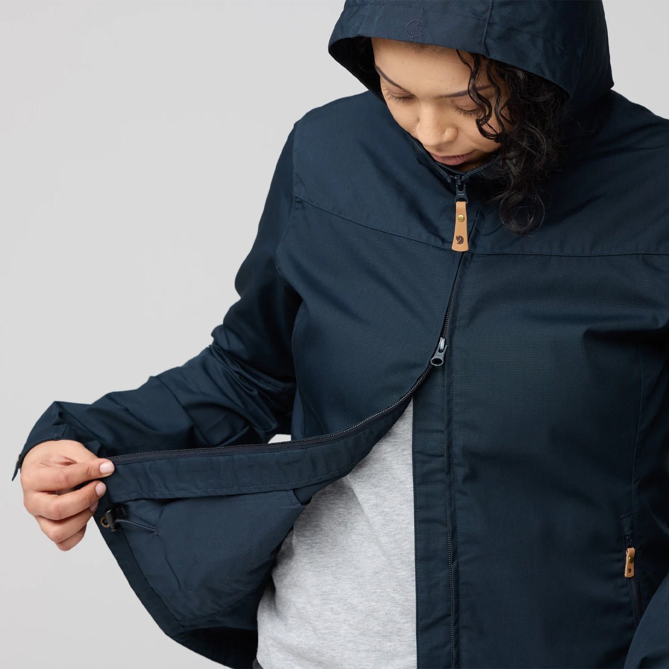 Fjallraven Womens Stina Jacket Fossil