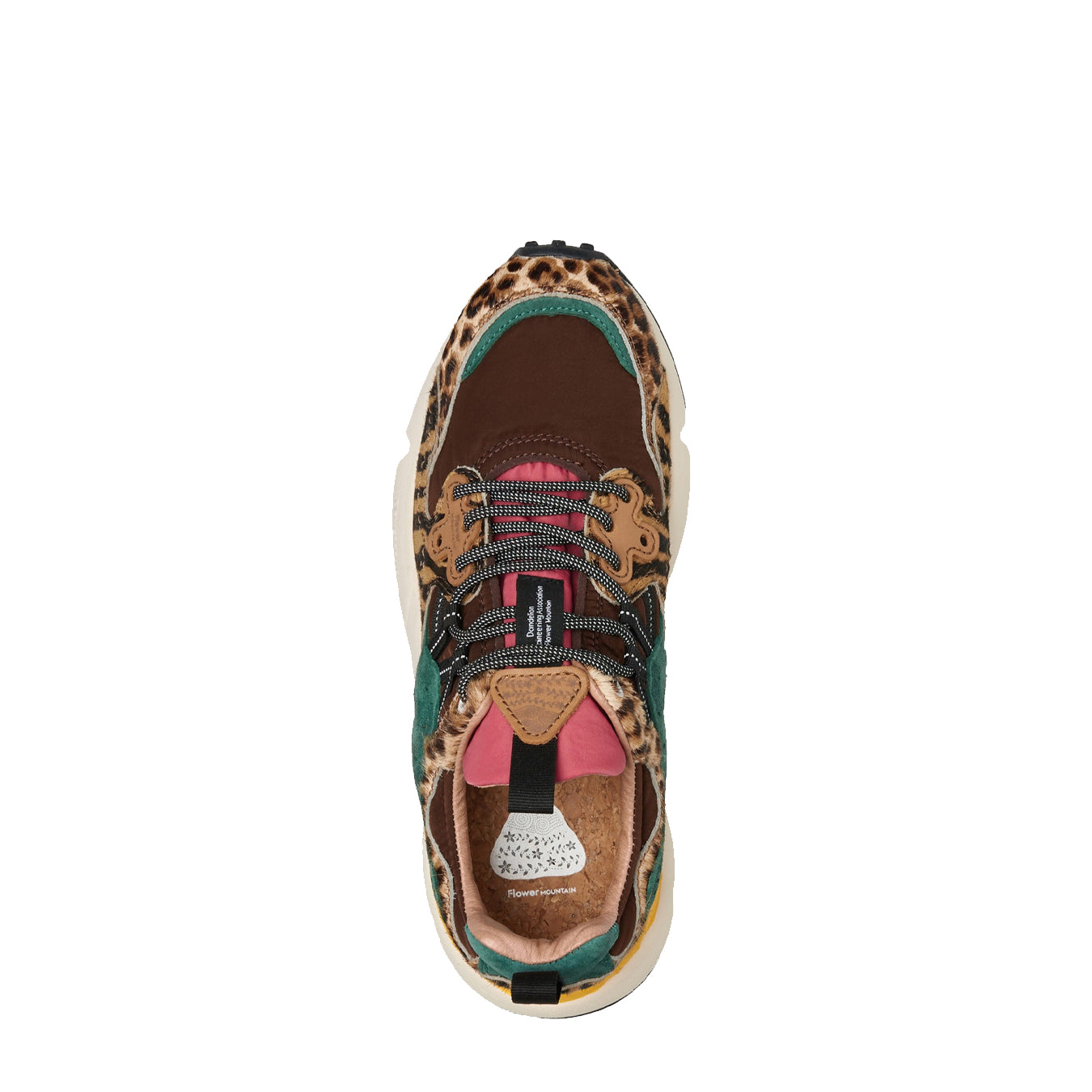 Flower Mountain Womens Yamano 3 Trainer Brown / Multi