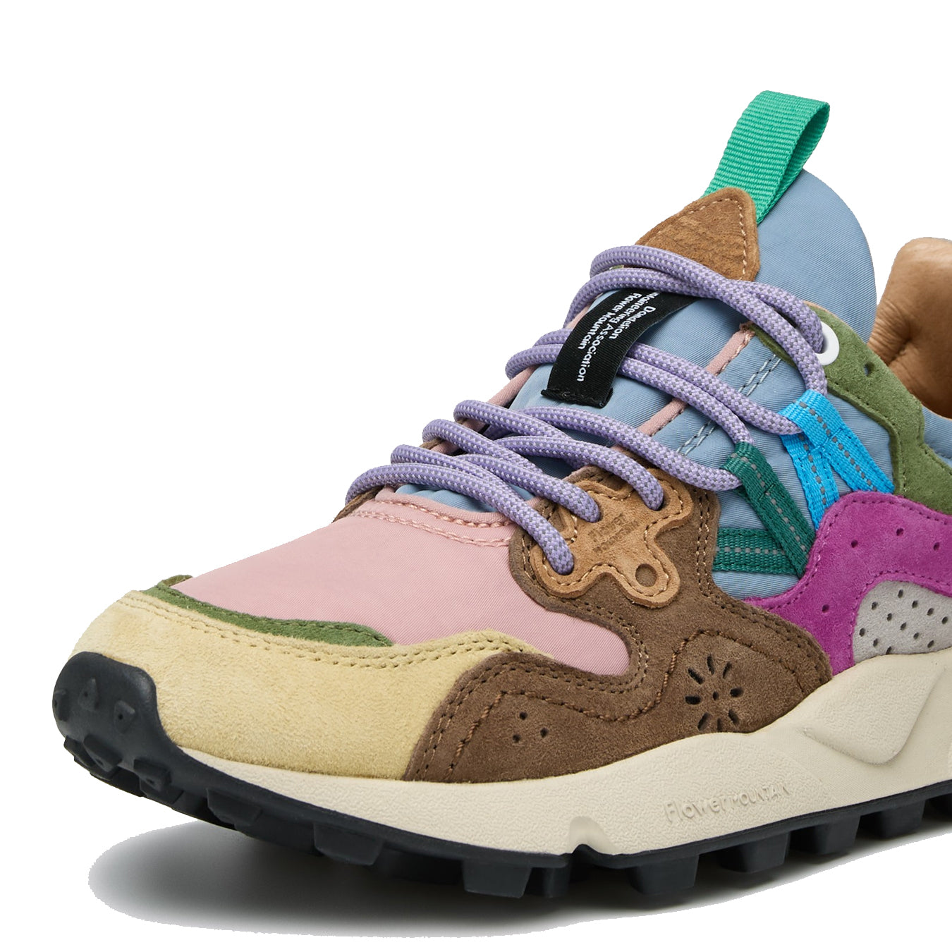 Flower Mountain Womens Yamano 3 Trainer Cream / Pink / Light Brown