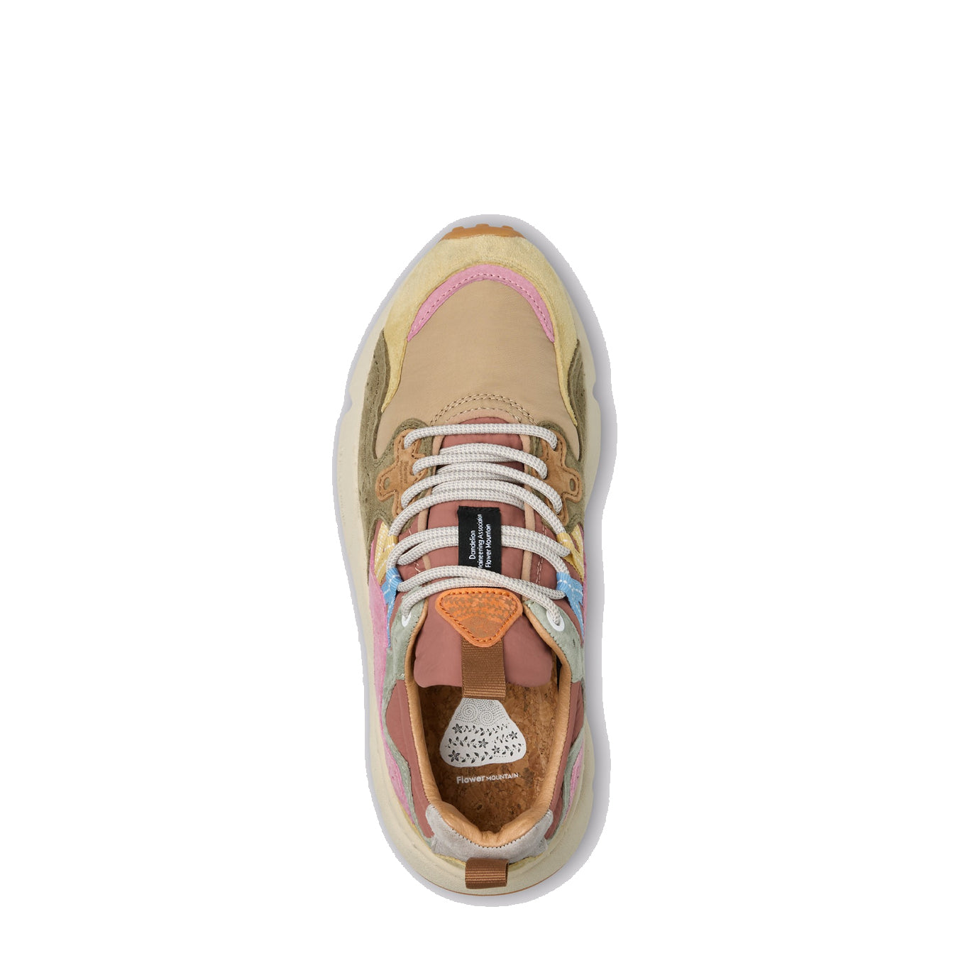 Flower Mountain Womens Yamano 3 Trainer Cream / Taupe / Militare