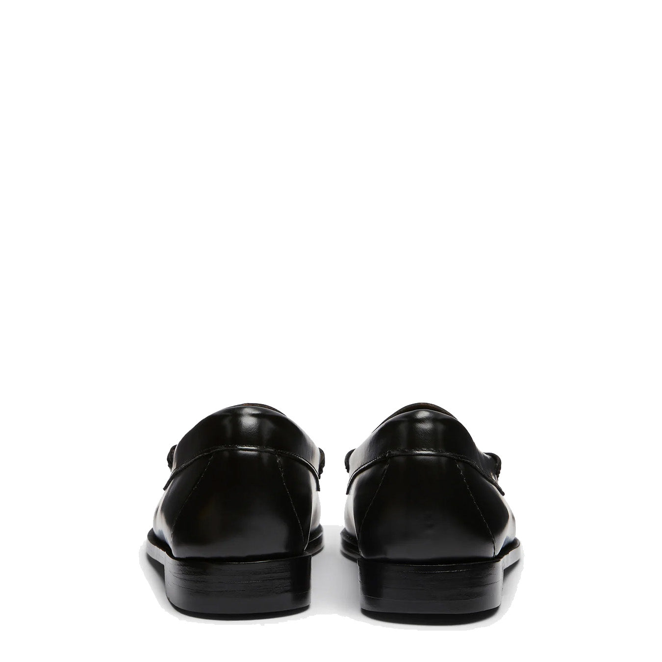 G.H.Bass Womens Bass Weejun Penny Loafer Black Leather - pam pam 