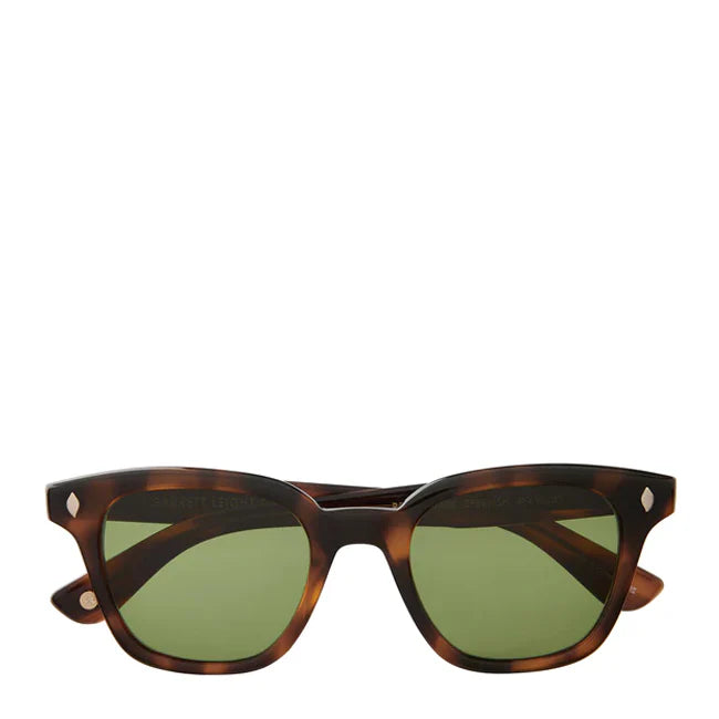 Garrett Leight Broadway 49 Sun Sunglasses Spotted Brown Shell