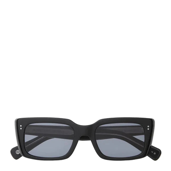 Garrett Leight GL 3030 49 Sunglasses Black/Semi-Flat Navy