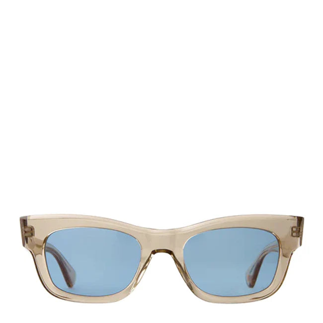 Garrett Leight Woz 49 Sunglasses Brew/Pacifica