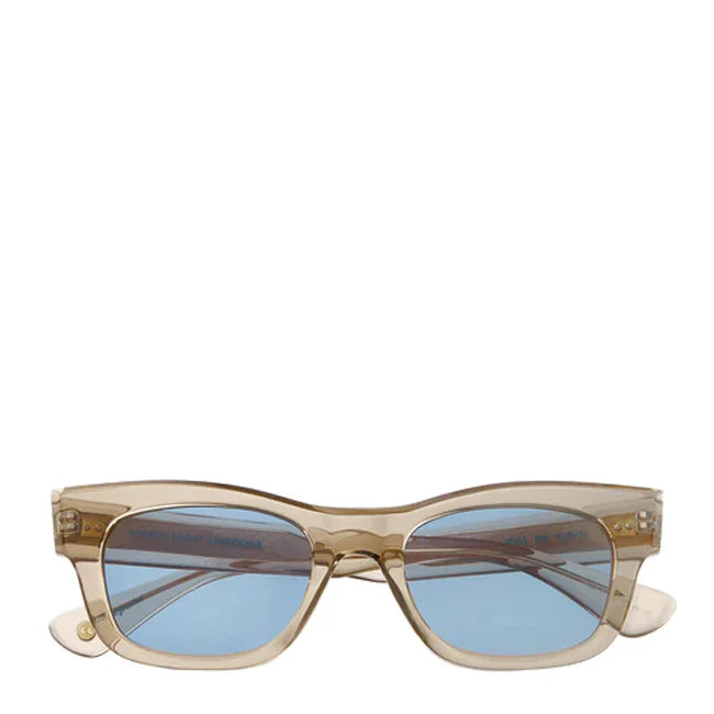 Garrett Leight Woz 49 Sunglasses Brew/Pacifica