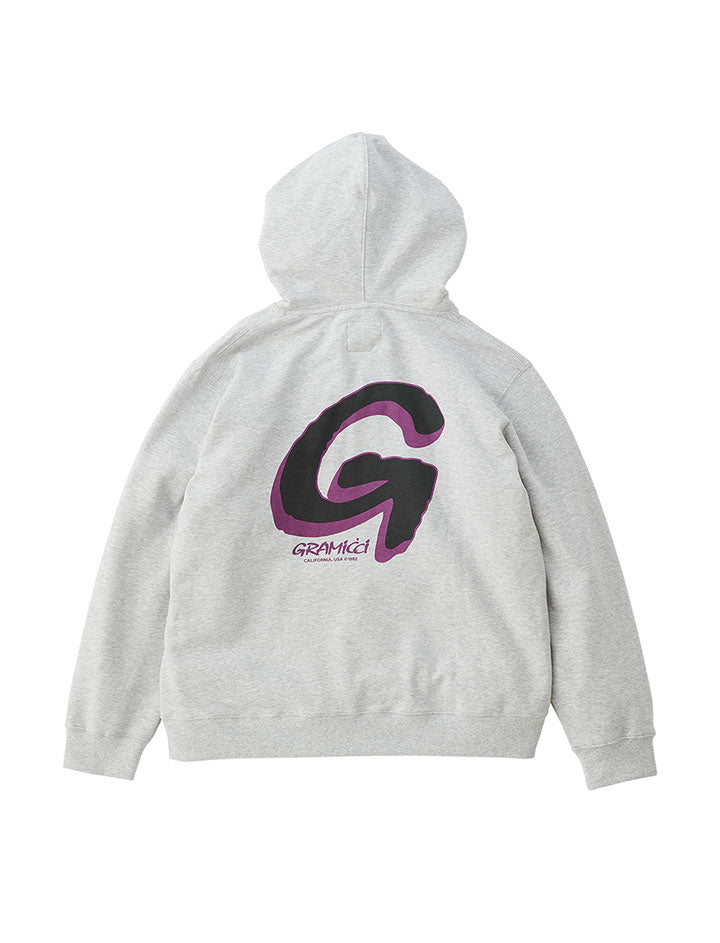 Gramicci Big G-Logo Hooded Sweatshirt Ash Heather Gramicci