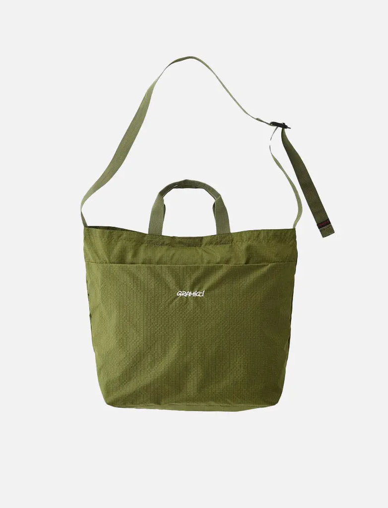 Gramicci Utility Ripstop Tote Bag Army Green Gramicci