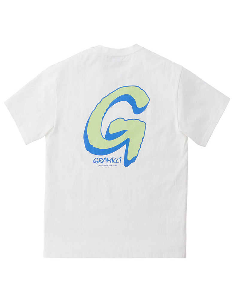 Gramicci Womens Big G-Logo T-Shirt White Gramicci