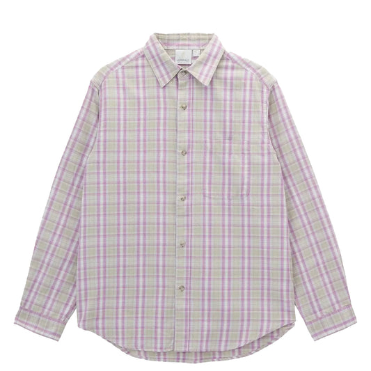 Gramicci L/S Checkered Ombre Shirt Purple