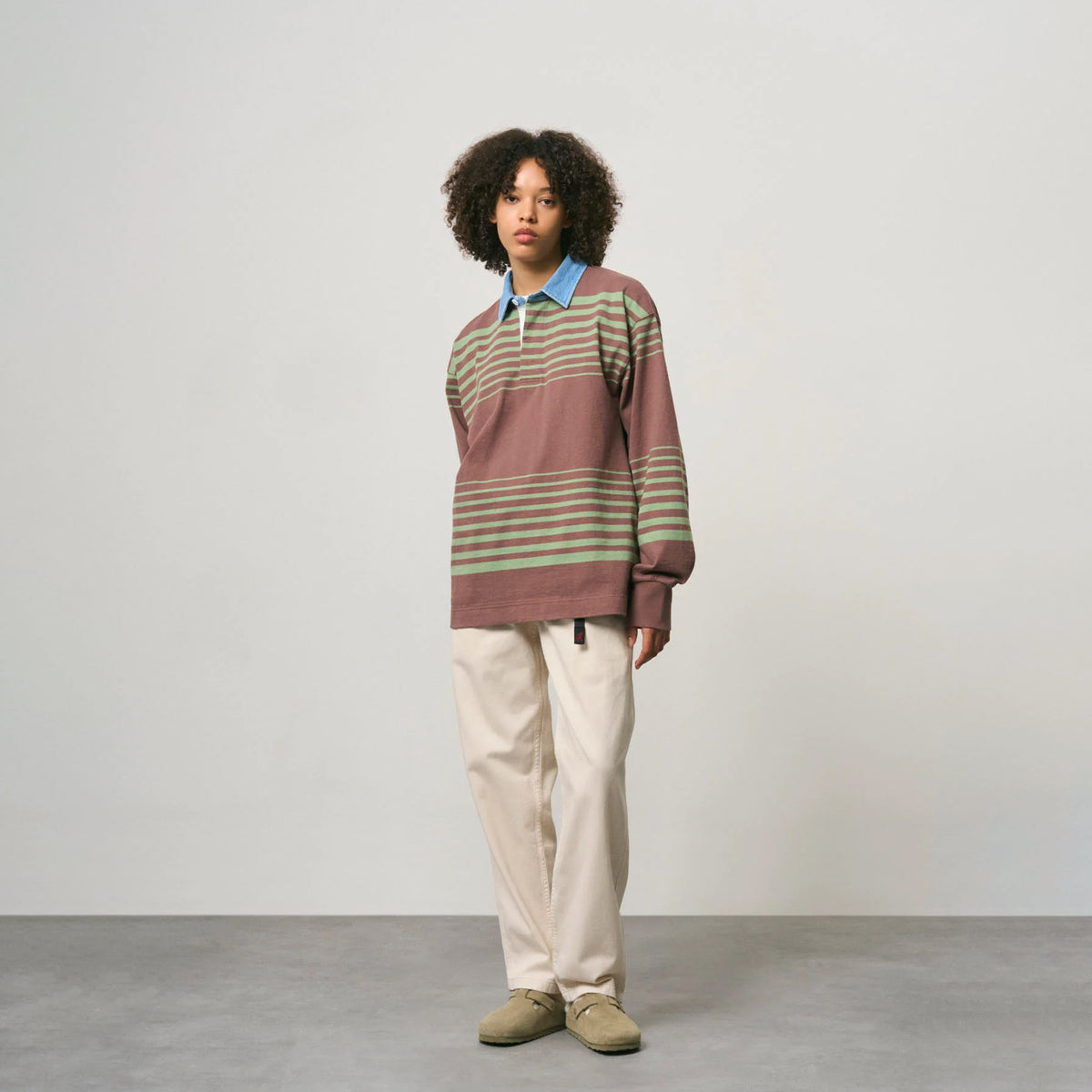 Gramicci Langdon Rugby Shirt Peppercorn