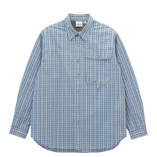 Gramicci Poplin Millwood Shirt Blue