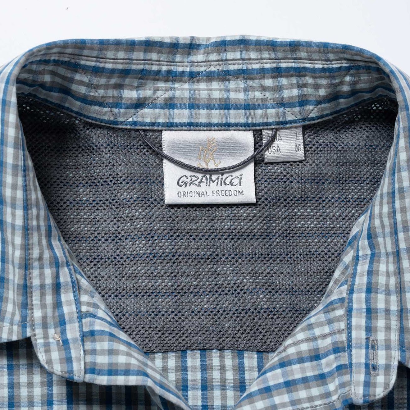 Gramicci Poplin Millwood Shirt Blue