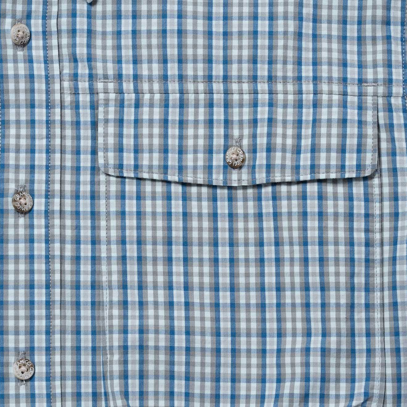 Gramicci Poplin Millwood Shirt Blue