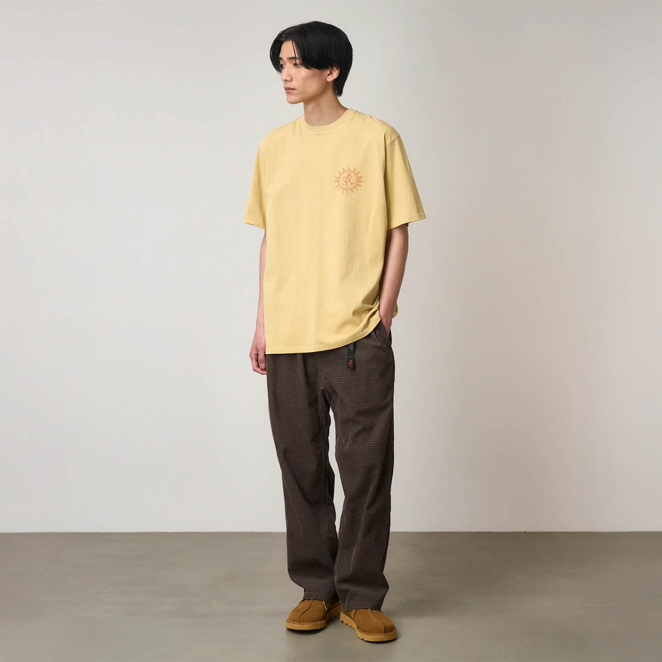 Gramicci Sun Tee Mustard Pigment - pam pam 