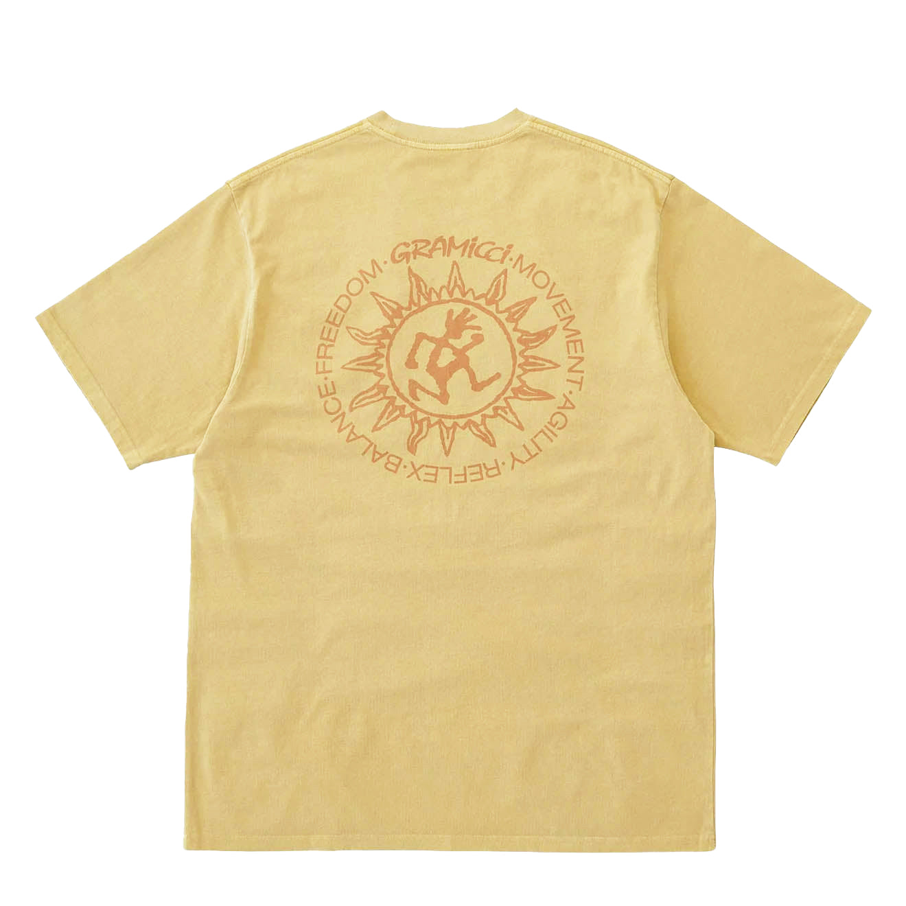 Gramicci Sun Tee Mustard Pigment - pam pam 