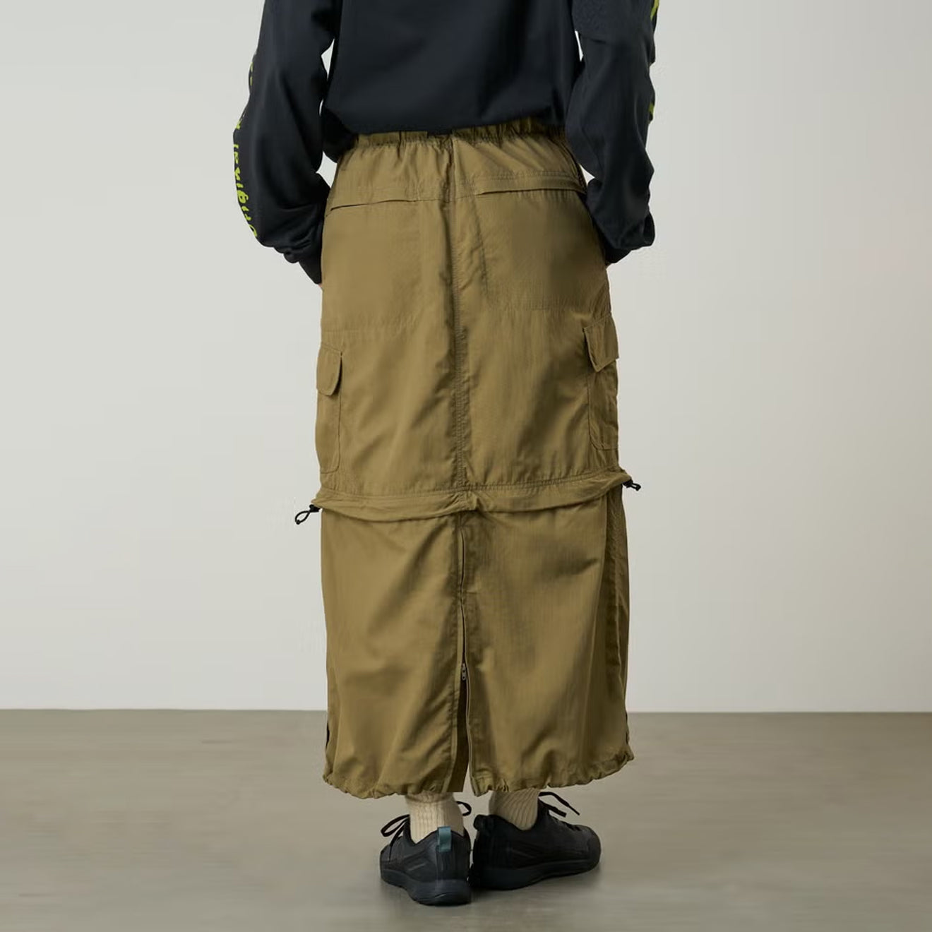 Gramicci Womens Convertible Cargo Skirt Khaki