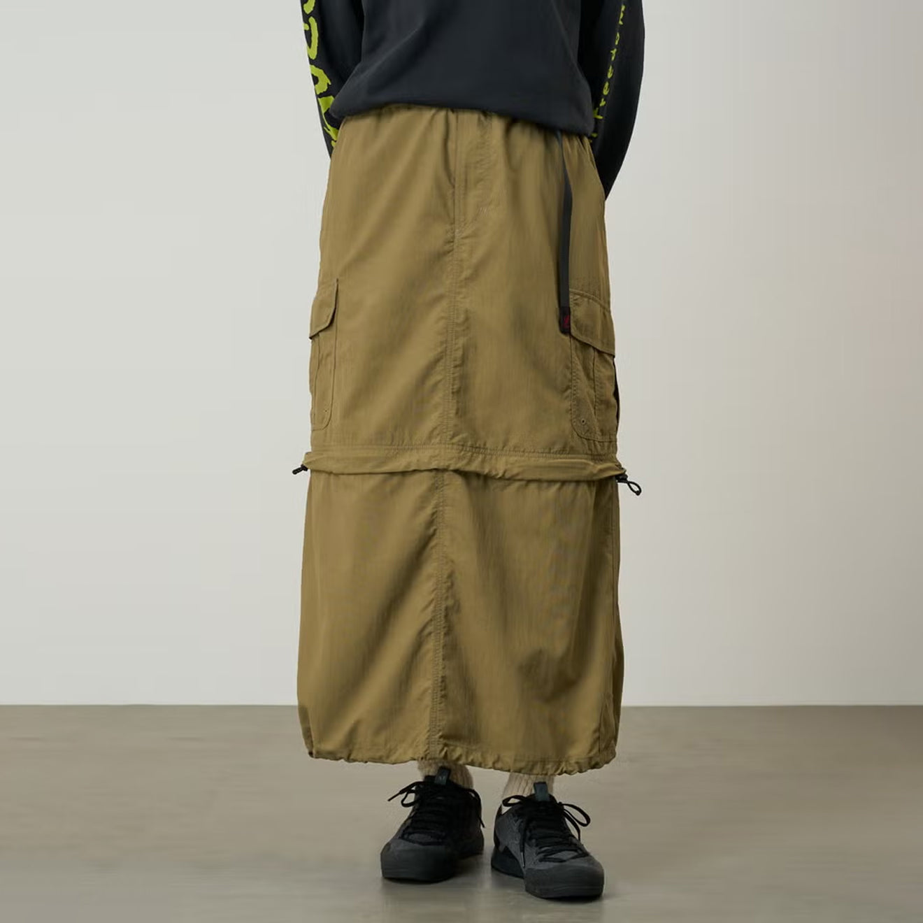 Gramicci Womens Convertible Cargo Skirt Khaki