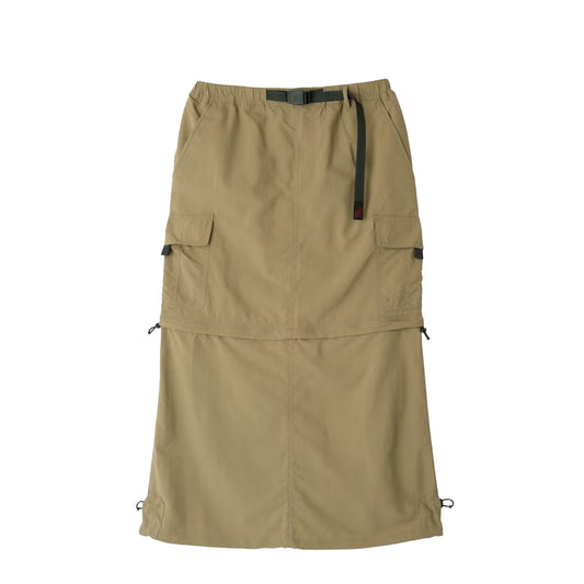 Gramicci Womens Convertible Cargo Skirt Khaki