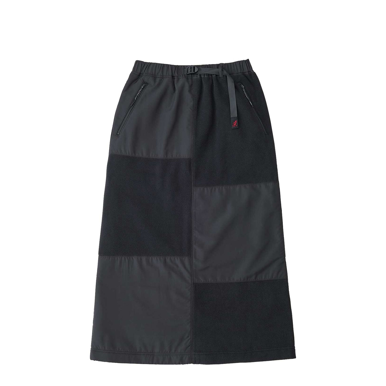 Gramicci Womens Thermal Fleece Patch Skirt Black - pam pam 