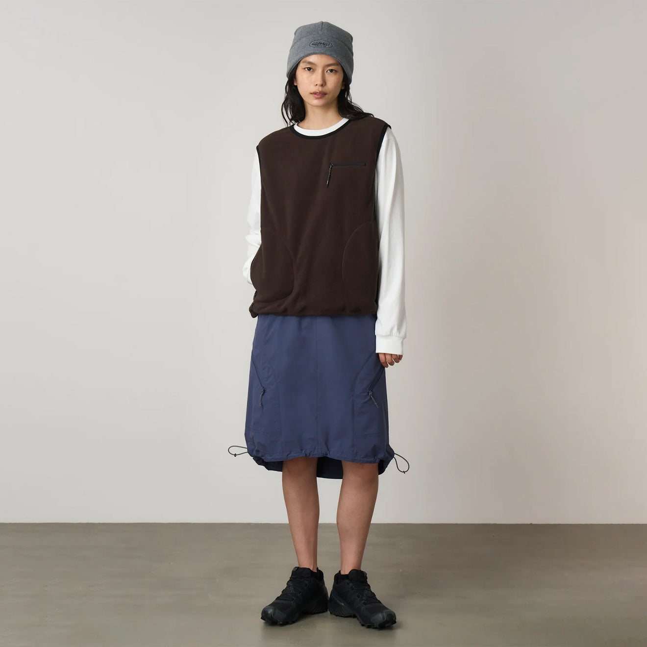 Gramicci Womens Thermal Fleece Pullover Tobacco - pam pam 