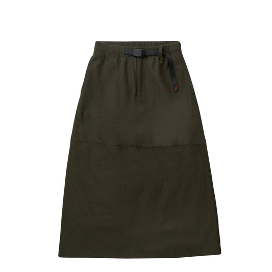 Gramicci Womens Wool Paneled Skirt Umber Wool - pam pam