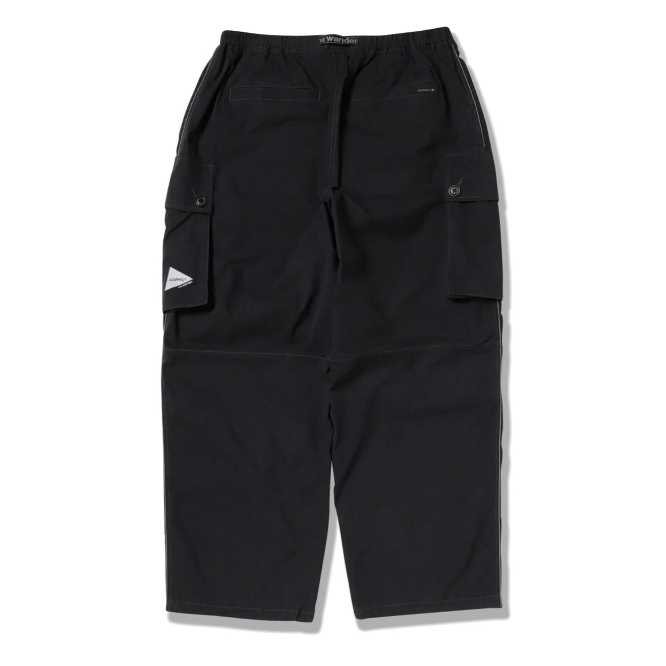 Gramicci x And Wander Womens Military Wide Pant Black - pam pam 