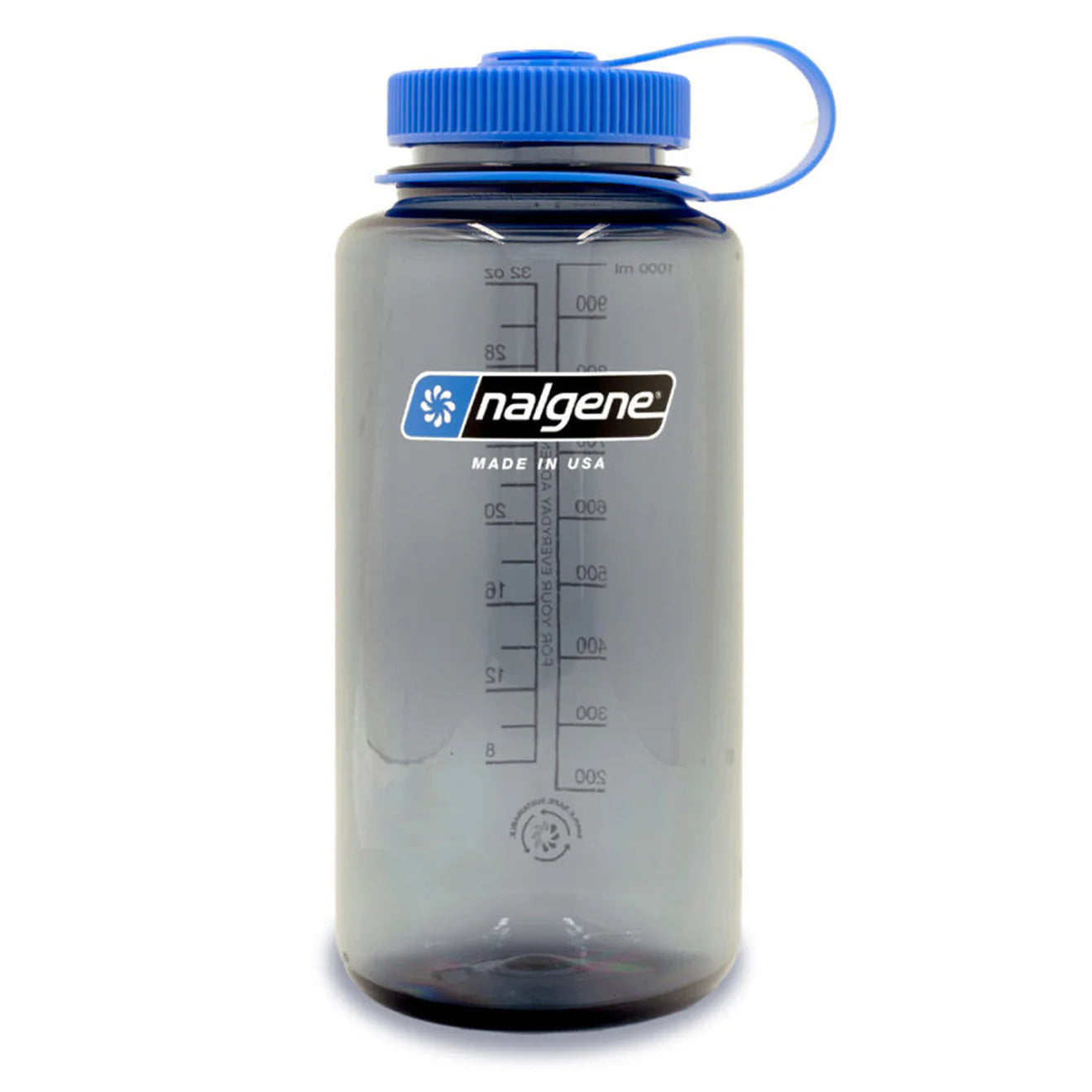 Nalgene Wide Mouth 1L Tritan Sustain Bottle Gray