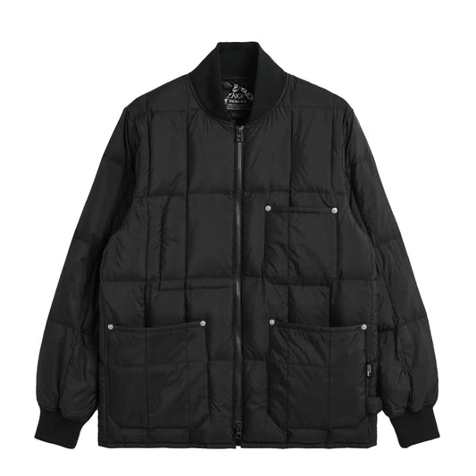 Taion Work W-Zip Lib Down Jacket Black
