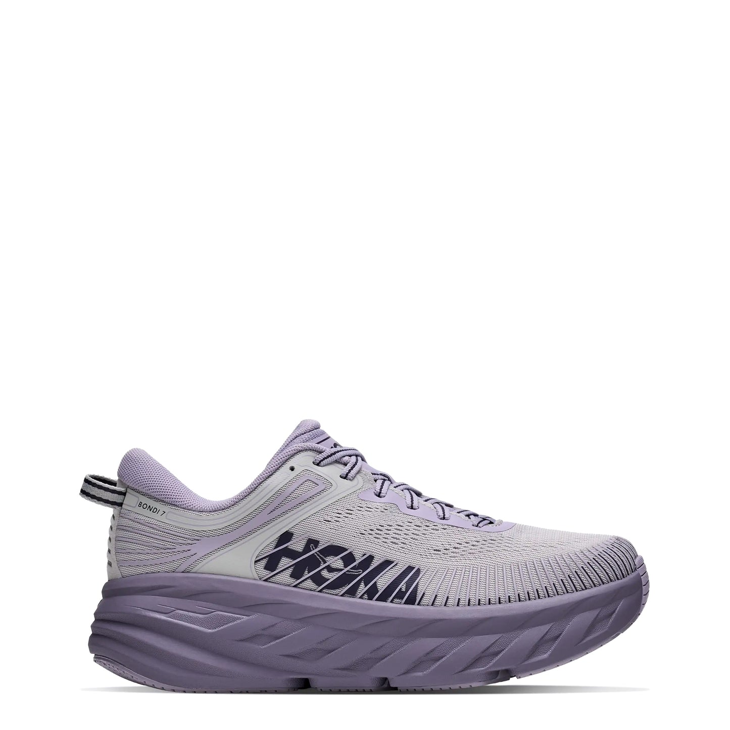 Hoka Womens Bondi 7 Trainer Stardust / Mellow Lilac