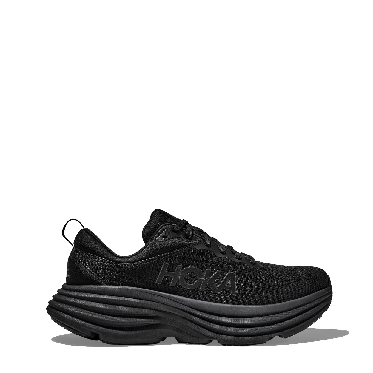 Hoka Womens Bondi 8 Trainer Black / Black