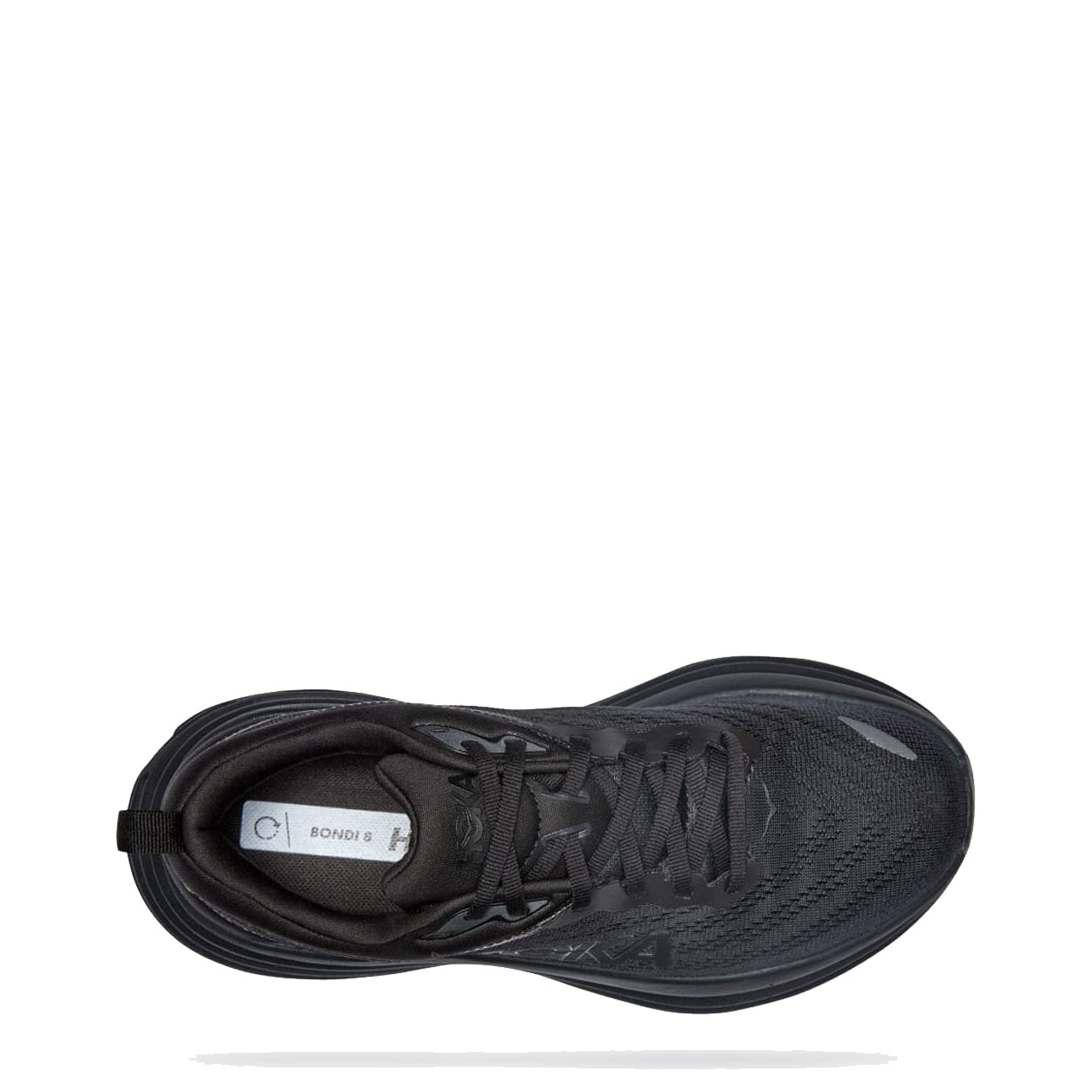 Hoka Womens Bondi 8 Trainer Black / Black