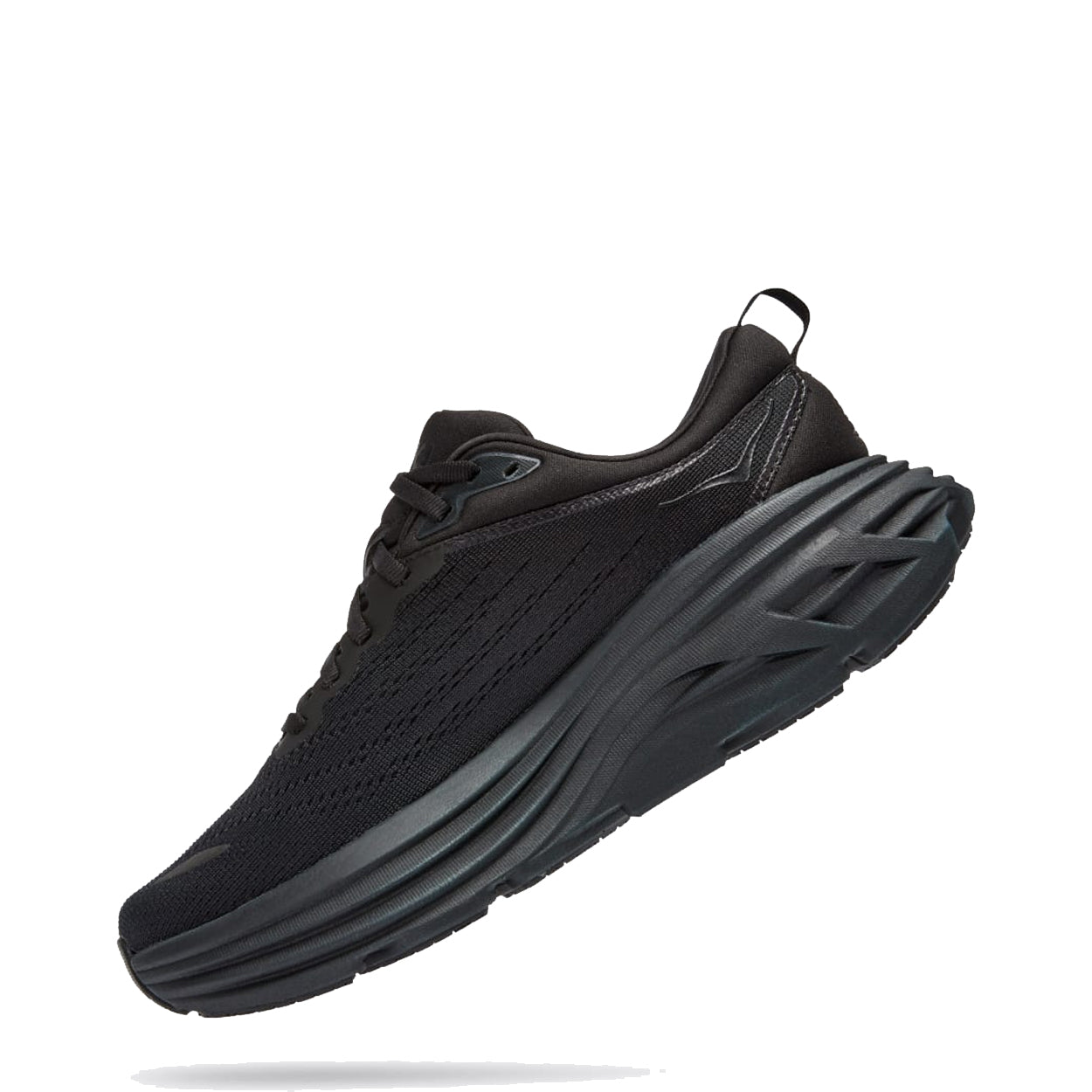 Hoka Womens Bondi 8 Trainer Black / Black